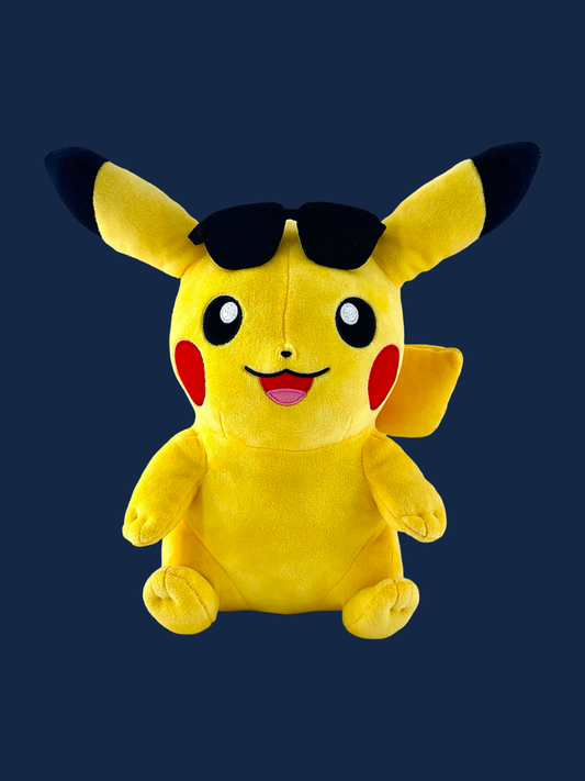 PELUCHE POKÉMON PIKACHU LUNETTE